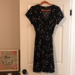 LBD NWOT - Dress with wrap front + tie
